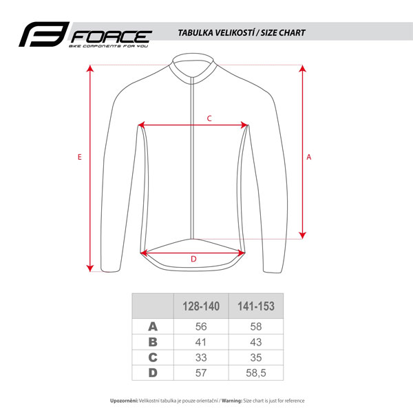 tabulka bunda force frost kid cerno fluo 1
