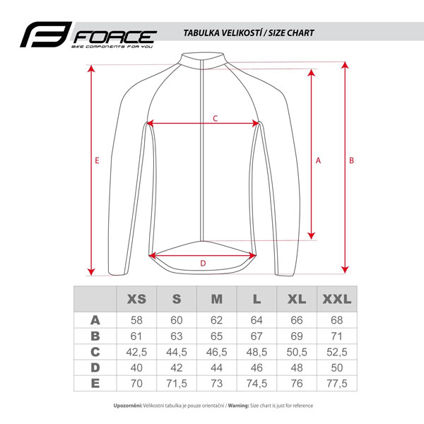 tabulka dres force ridge lady