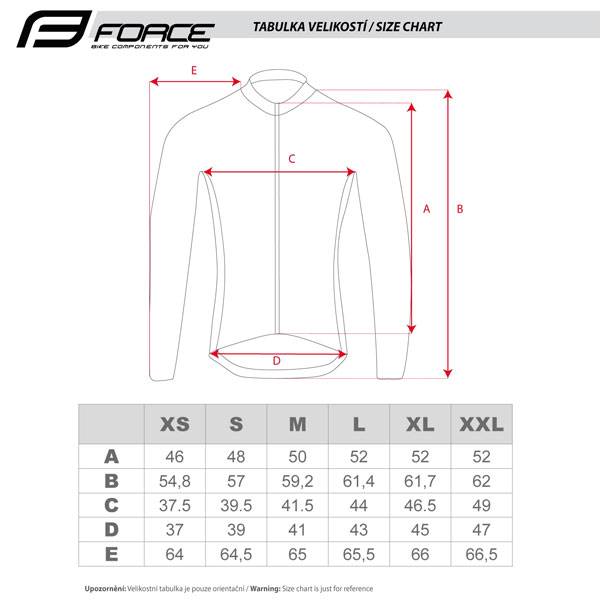tabulka dres force pure lady